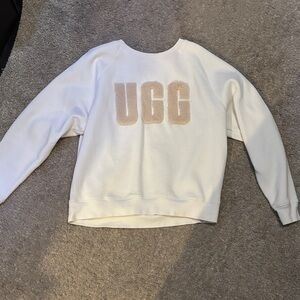 UGG Cream Logo Sweatshirt
